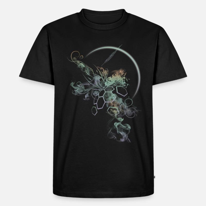 supernova-darkshirt - Männer Premium Bio T-Shirt - Schwarz
