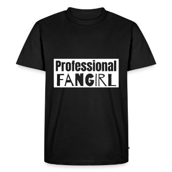 0054 01 Professional Fangirl - Men's Premium Organic T-Shirt - black - Front - Nico (187cm)