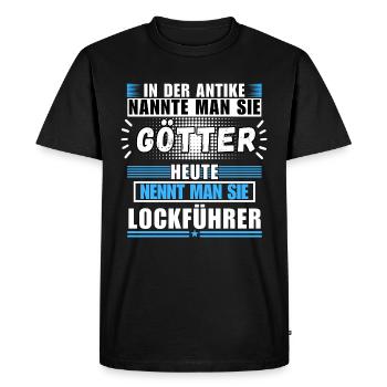 Gods in Antiquity. Today's Lure Guide - Men's Premium Organic T-Shirt - black - Front - Nico (187cm)