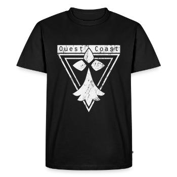 WESTERN COAST - Great West Brittany - Men's Premium Organic T-Shirt - black - Front - Nico (187cm)