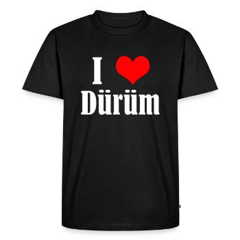 J'adore Dürüm - T-shirt Premium bio Homme - noir - Devant - Nico (187cm)