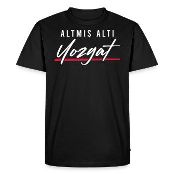 Yozgat 66 Turkey Turkiye gift holiday TR Türk - Men's Premium Organic T-Shirt - black - Front - Nico (187cm)