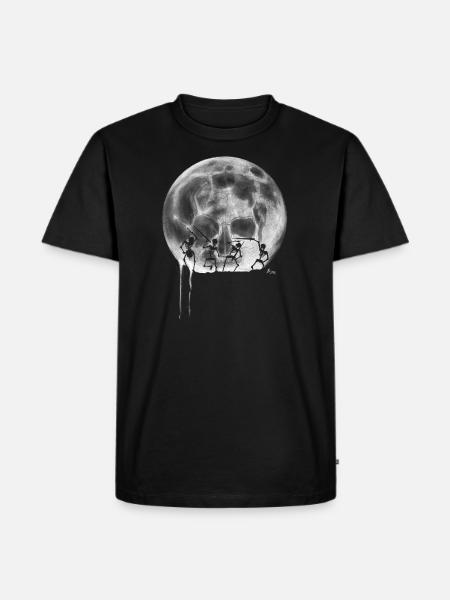 Skullmoon - T-shirt Premium bio Homme - noir
