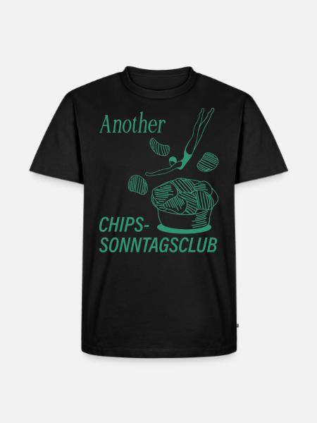 Another Chips Sunday Club - Men's Premium Organic T-Shirt - black
