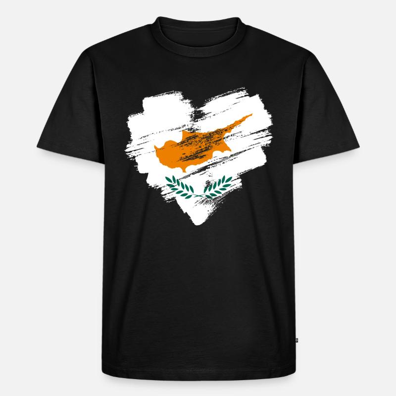 Zypern - Männer Premium Bio T-Shirt - Schwarz
