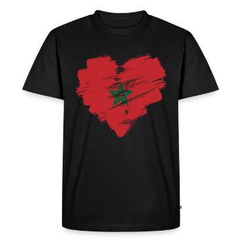 Morocco - Men's Premium Organic T-Shirt - black - Front - Nico (187cm)