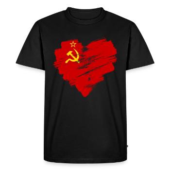 Union soviétique - T-shirt Premium bio Homme - noir - Devant - Nico (187cm)