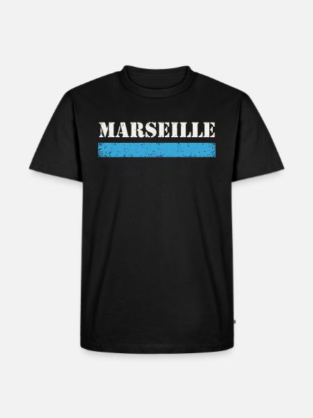 Marseille Millésime - T-shirt Premium bio Homme - noir