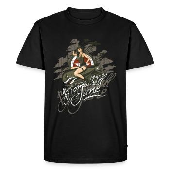 bombshell_jane - Men's Premium Organic T-Shirt - black - Front - Nico (187cm)