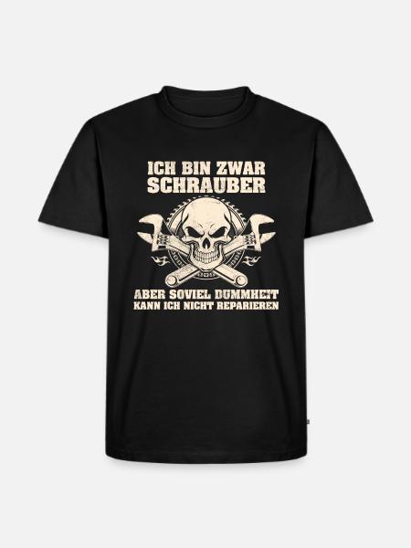 Ich bin Schrauber - Männer Premium Bio T-Shirt - Schwarz