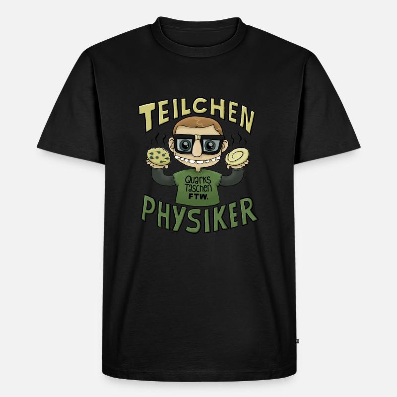 Teilchenphysiker - Männer Premium Bio T-Shirt - Schwarz
