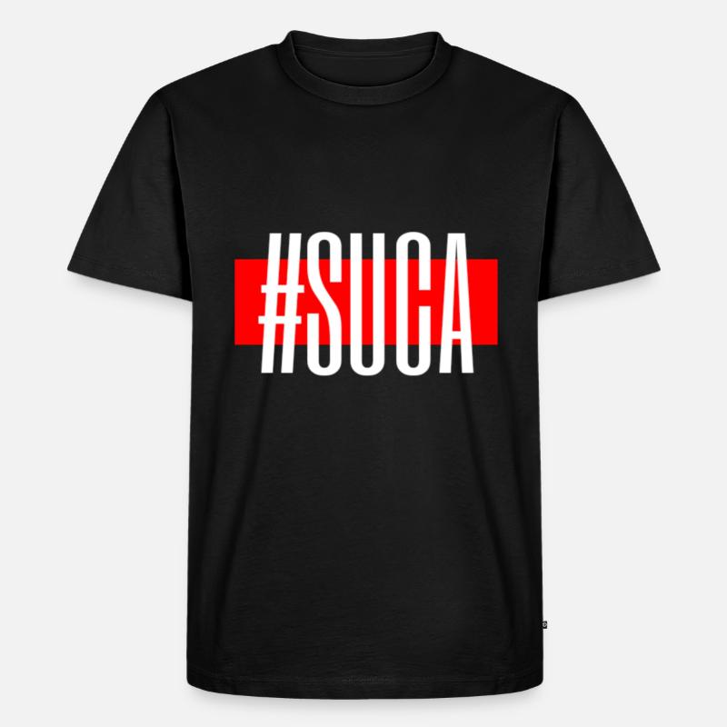 #Suca - Männer Premium Bio T-Shirt - Schwarz