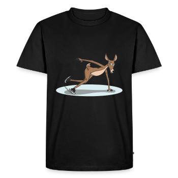 Speed Skating Speed Skating Gift Idea - Men's Premium Organic T-Shirt - black - Front - Nico (187cm)
