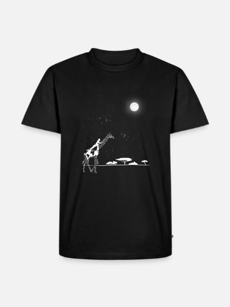 Giraffen Reiter - T-shirt Premium bio Homme - noir
