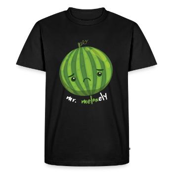 fruit - T-shirt Premium bio Homme - noir - Devant - Nico (187cm)