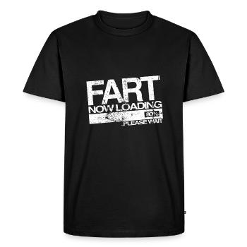 Phrases drôles Idée de cadeau - T-shirt Premium bio Homme - noir - Devant - Nico (187cm)