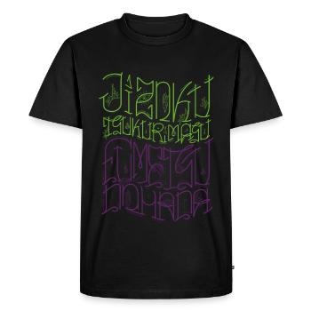 Fumetsu - T-shirt Premium bio Homme - noir - Devant - Nico (187cm)