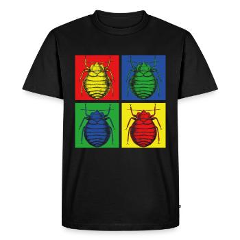 Entomologie insecte - T-shirt Premium bio Homme - noir - Devant - Nico (187cm)