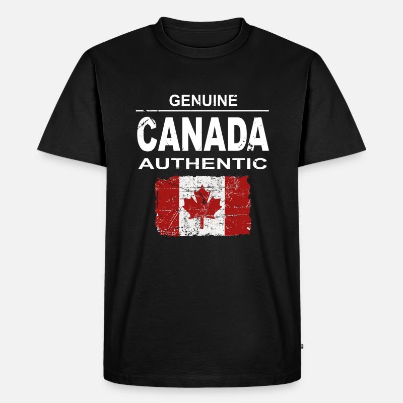Kanada - Maple Leaf - Canada - Men's Premium Organic T-Shirt - black
