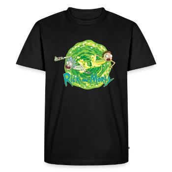 Rick And Morty Multidimensionale Reisen - Männer Premium Bio T-Shirt - Schwarz - Vorne - Nico (187cm)