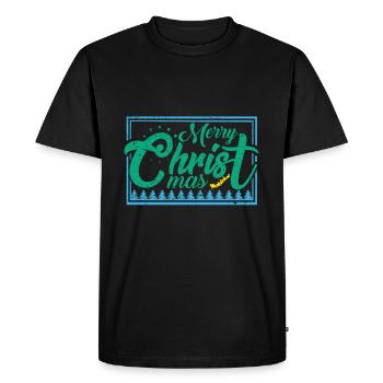 Cadeau noel noel noel noel - T-shirt Premium bio Homme - noir - Devant - Nico (187cm)
