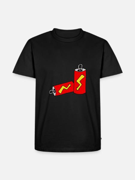 Energy drink - Men's Premium Organic T-Shirt - black