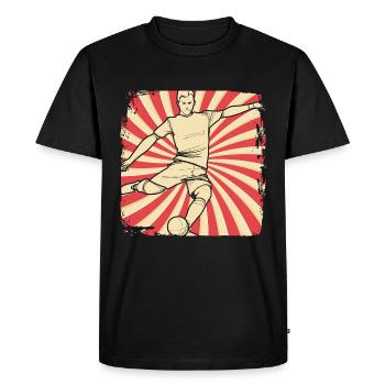 Football club de football - T-shirt Premium bio Homme - noir - Devant - Nico (187cm)