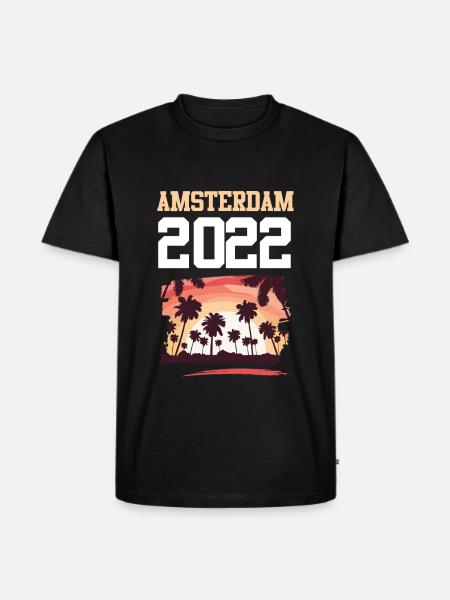 Amsterdam 2022 - Men's Premium Organic T-Shirt - black