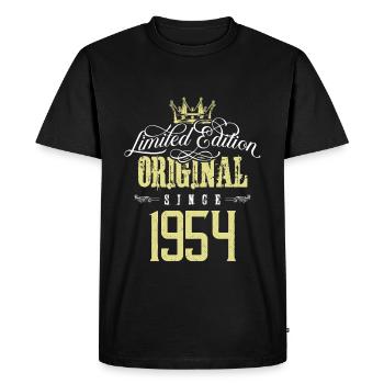 Édition limitée 1954 - T-shirt Premium bio Homme - noir - Devant - Nico (187cm)