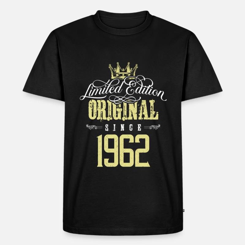 1962 limited edition - Männer Premium Bio T-Shirt - Schwarz