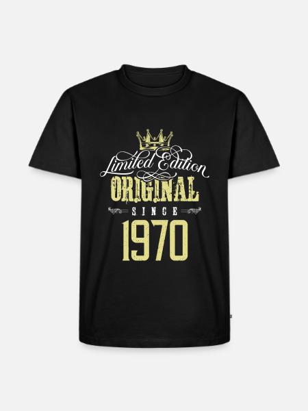 1970 limited edition - Men's Premium Organic T-Shirt - black