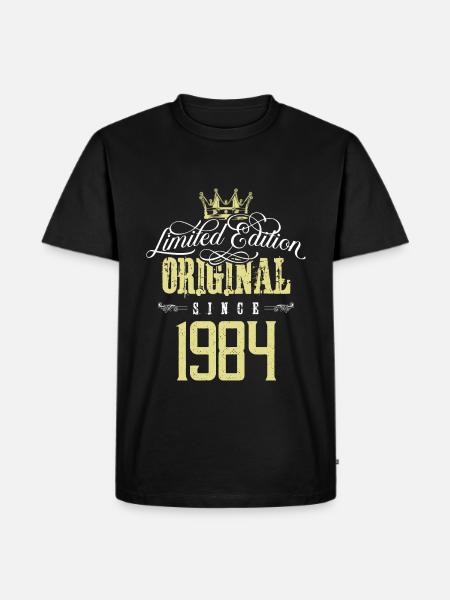 1984 limited edition - Men's Premium Organic T-Shirt - black