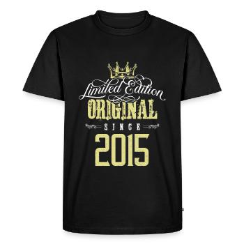 Édition limitée 2015 - T-shirt Premium bio Homme - noir - Devant - Nico (187cm)