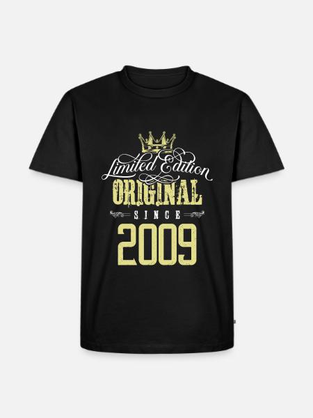 2009 limited edition - Männer Premium Bio T-Shirt - Schwarz