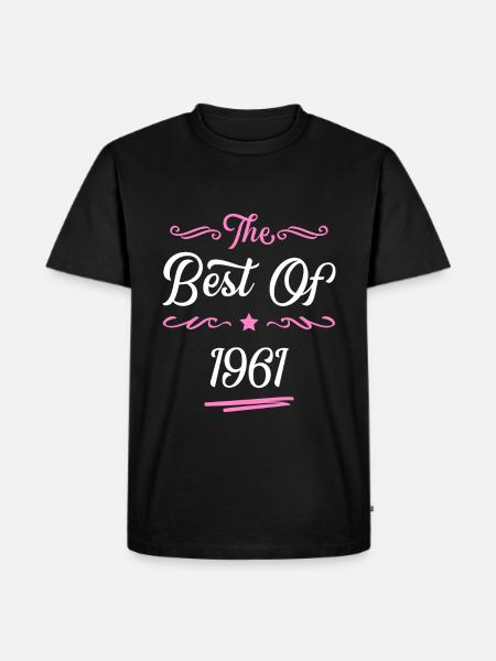 1961 best of - Men's Premium Organic T-Shirt - black