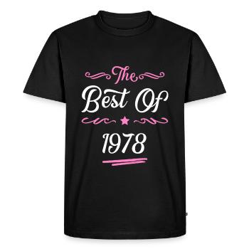 1978 best of - T-shirt Premium bio Homme - noir - Devant - Nico (187cm)