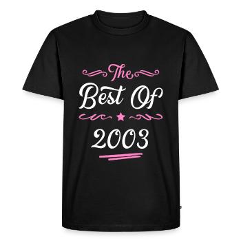 2003 best of - T-shirt Premium bio Homme - noir - Devant - Nico (187cm)