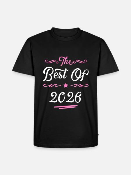 2026 best of - Männer Premium Bio T-Shirt - Schwarz