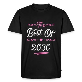 2030 best of - Men's Premium Organic T-Shirt - black - Front - Nico (187cm)
