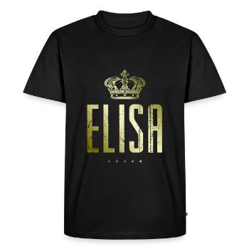 TEST ELISA - T-shirt Premium bio Homme - noir - Devant - Nico (187cm)