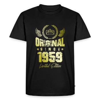 Édition limitée 1959 - T-shirt Premium bio Homme - noir - Devant - Nico (187cm)