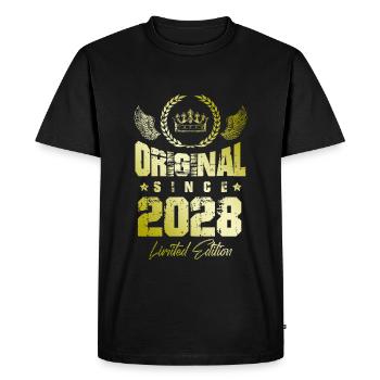 2028 limited edition - Men's Premium Organic T-Shirt - black - Front - Nico (187cm)