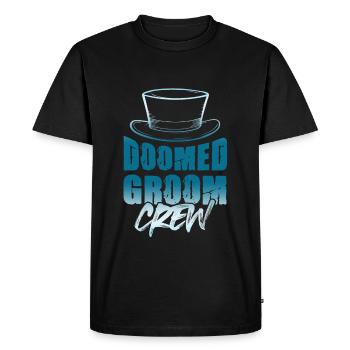 groom crew - Men's Premium Organic T-Shirt - black - Front - Nico (187cm)