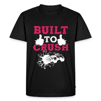 crush truck - Men's Premium Organic T-Shirt - black - Front - Nico (187cm)