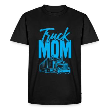 Truck mom mama - Men's Premium Organic T-Shirt - black - Front - Nico (187cm)