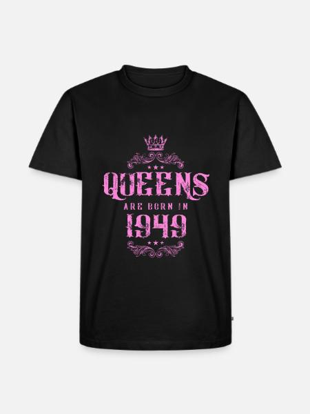 born in 1949 - Men's Premium Organic T-Shirt - black