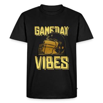 match de football - T-shirt Premium bio Homme - noir - Devant - Nico (187cm)