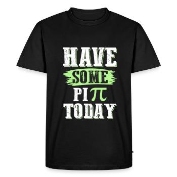Apprendre les mathématiques - T-shirt Premium bio Homme - noir - Devant - Nico (187cm)