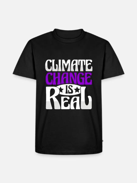 climate change protection - Men's Premium Organic T-Shirt - black