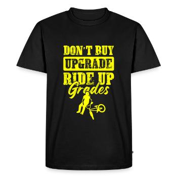 bmx rider - Men's Premium Organic T-Shirt - black - Front - Nico (187cm)